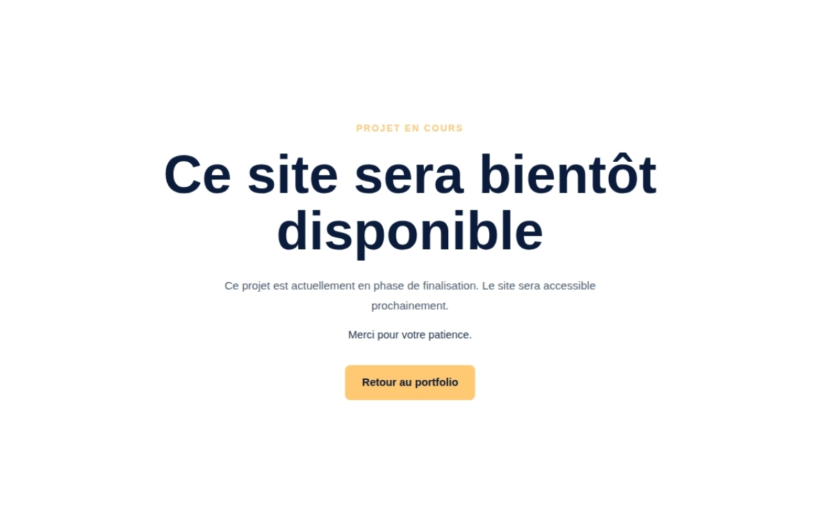 Aperçu du projet DevelopMe